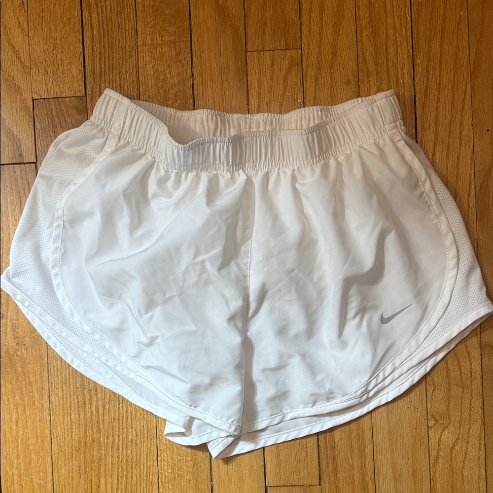 Nike Women's White Athletic Shorts